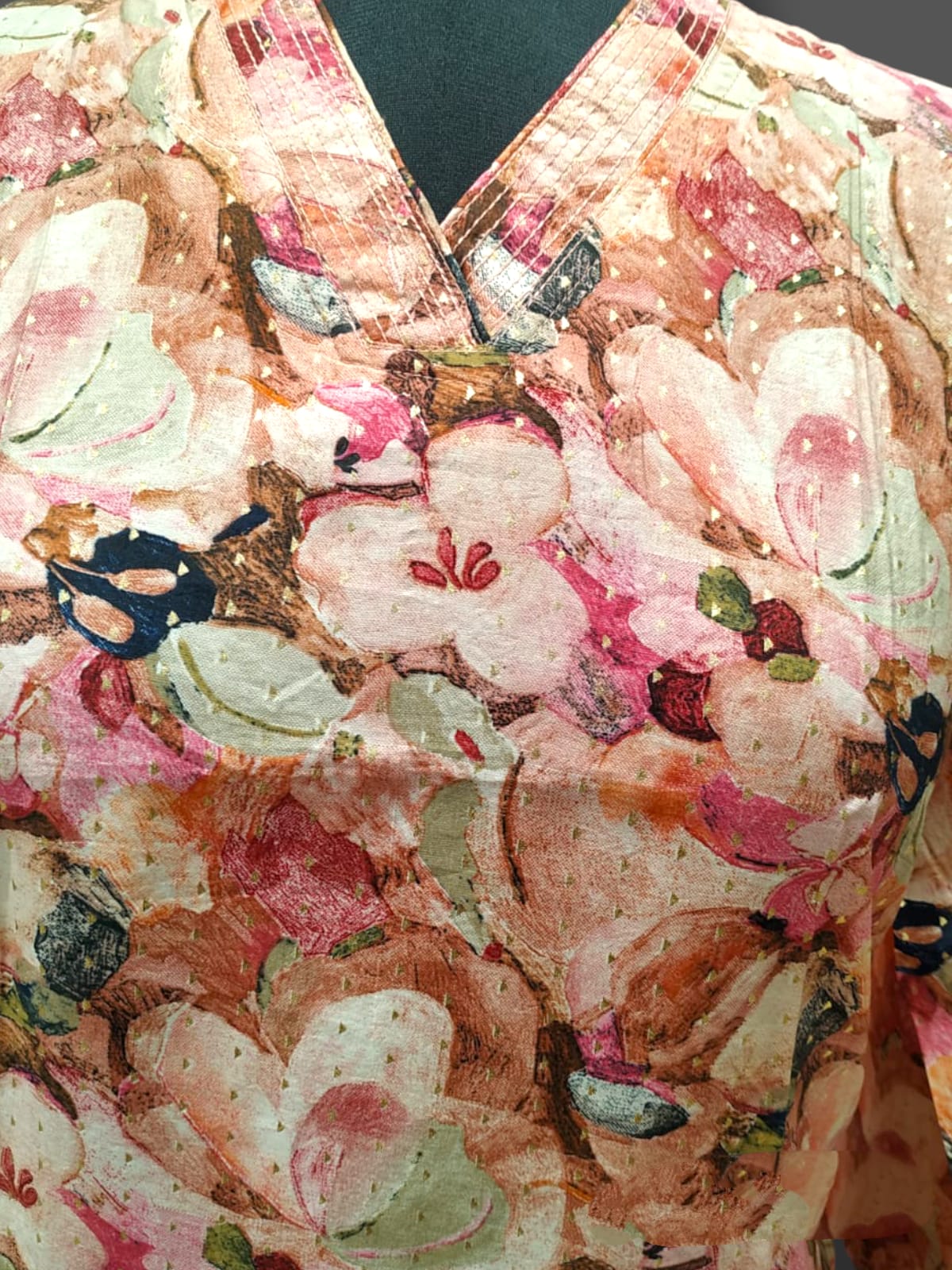 straight cut kurti , v neck premium quality( Lst 25)