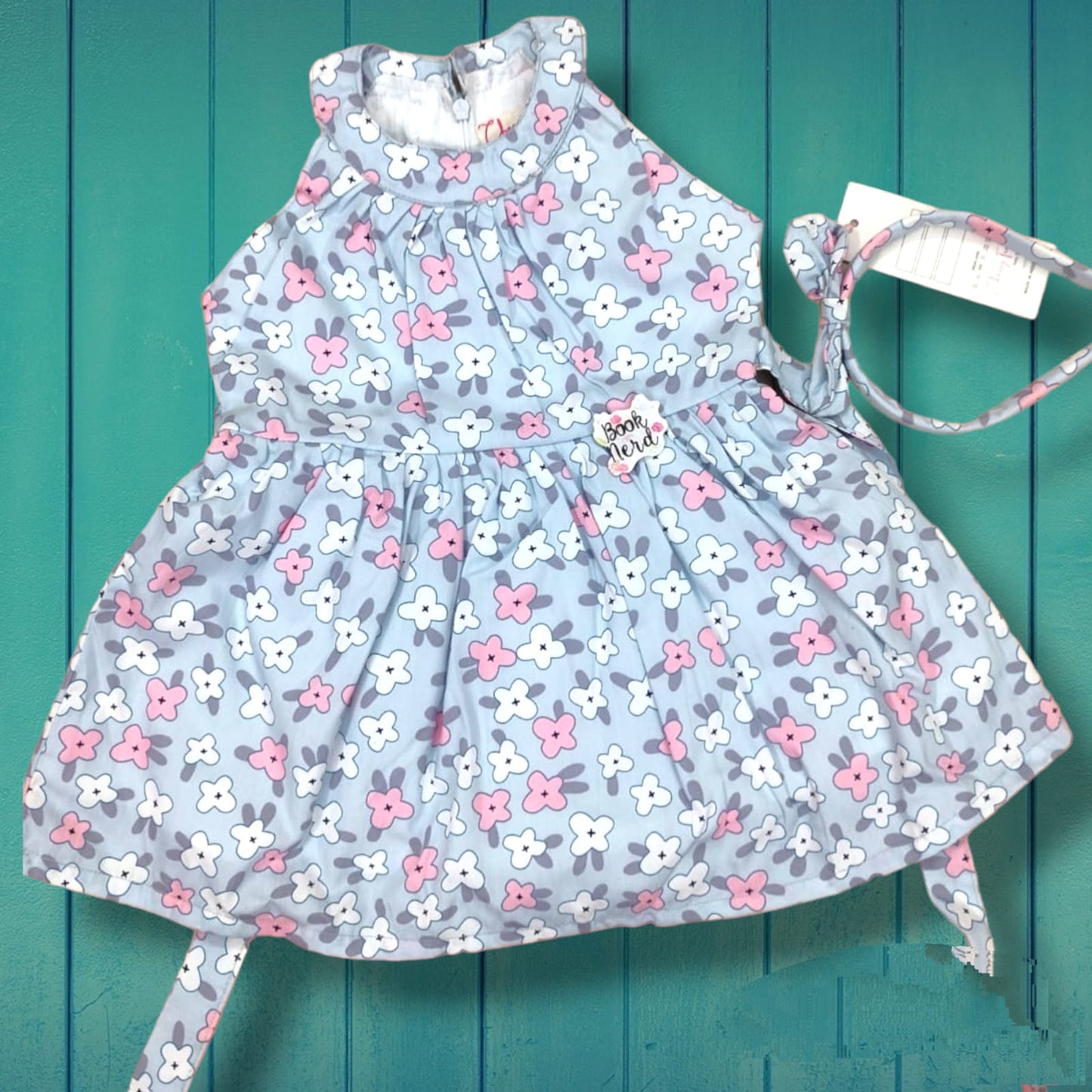 girls western classy frock, cotton ( prbx 15)