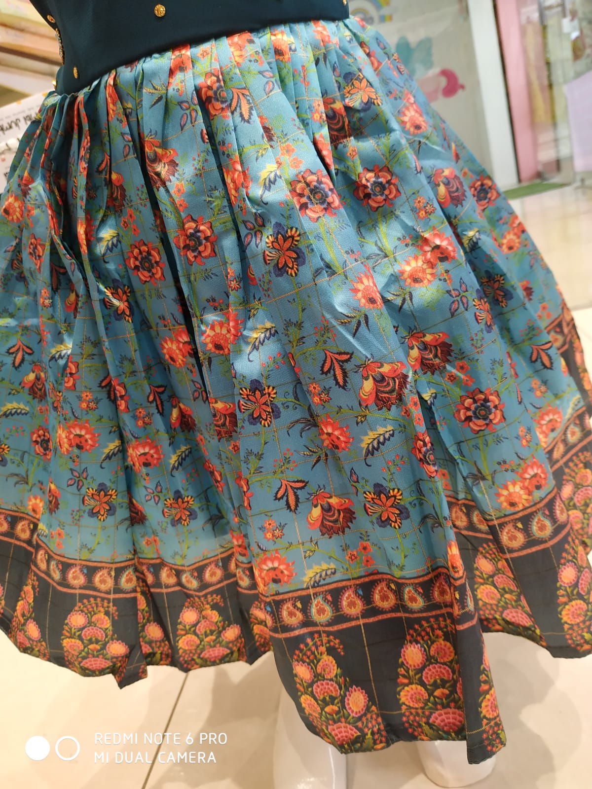 baby girl festive wear , beautiful frock, blue ( e 47)