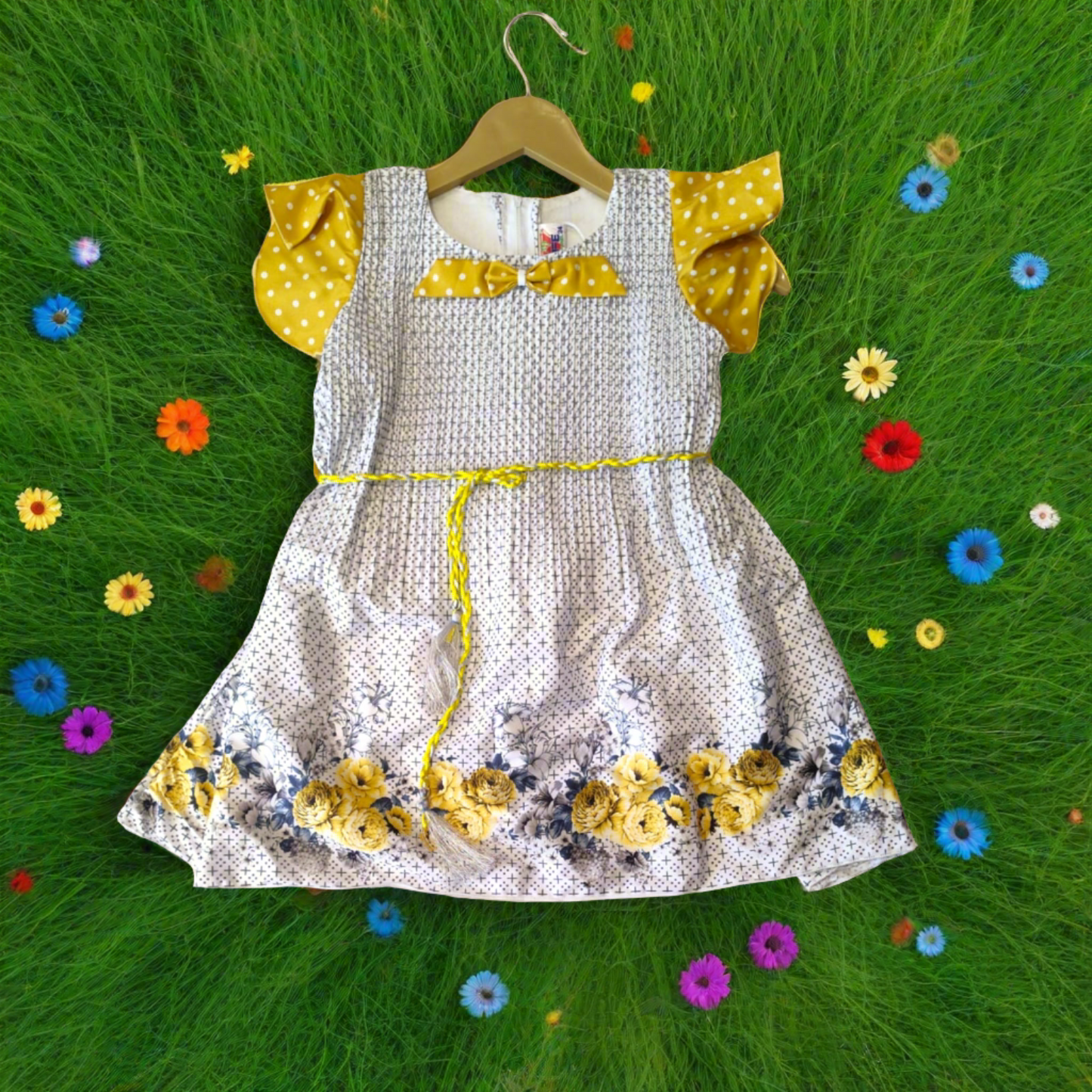 girls western with legging , pink/green/yellow ( wtbx 2)