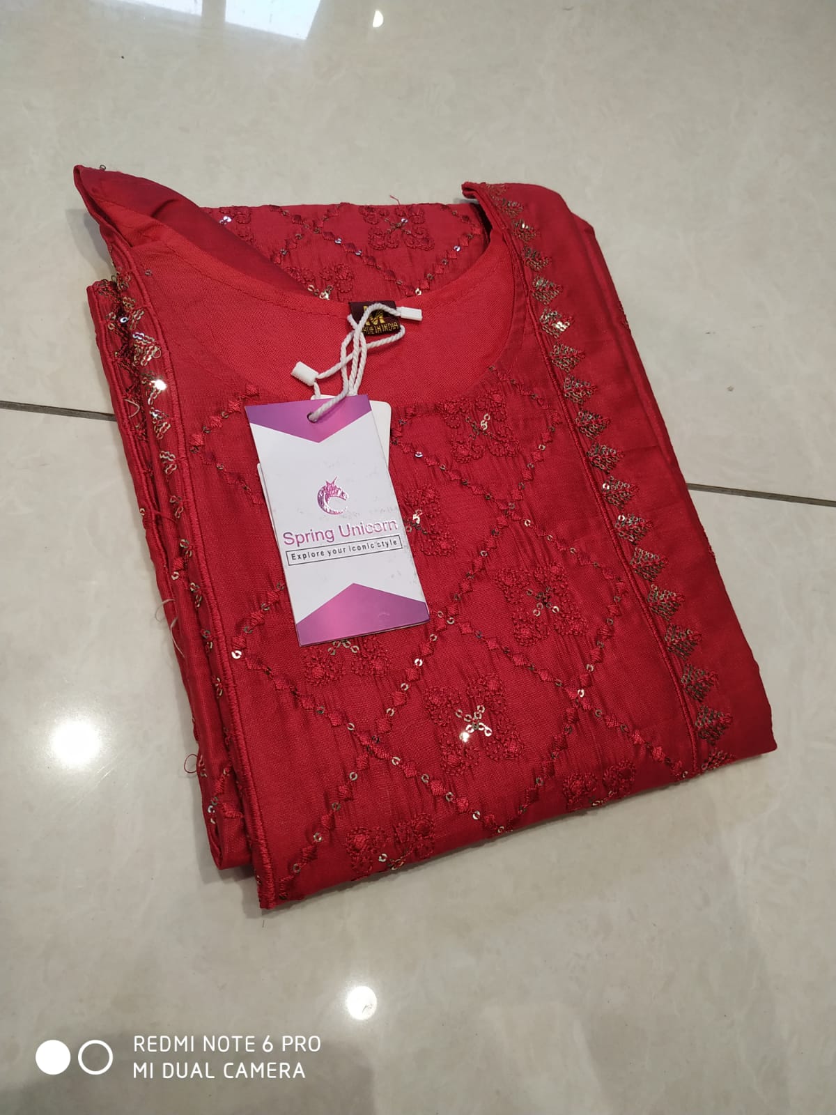 straight cut kurti, party wear with work( Lst 20)