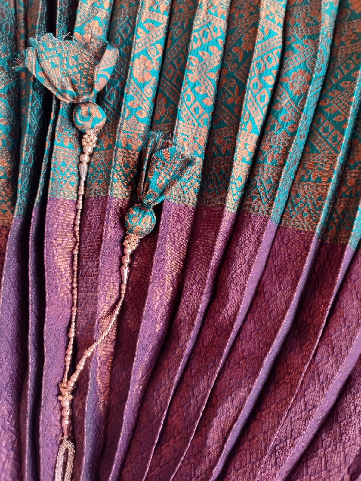 girls traditional wear/ festive wear lehanga , pattu ( NNe 5)