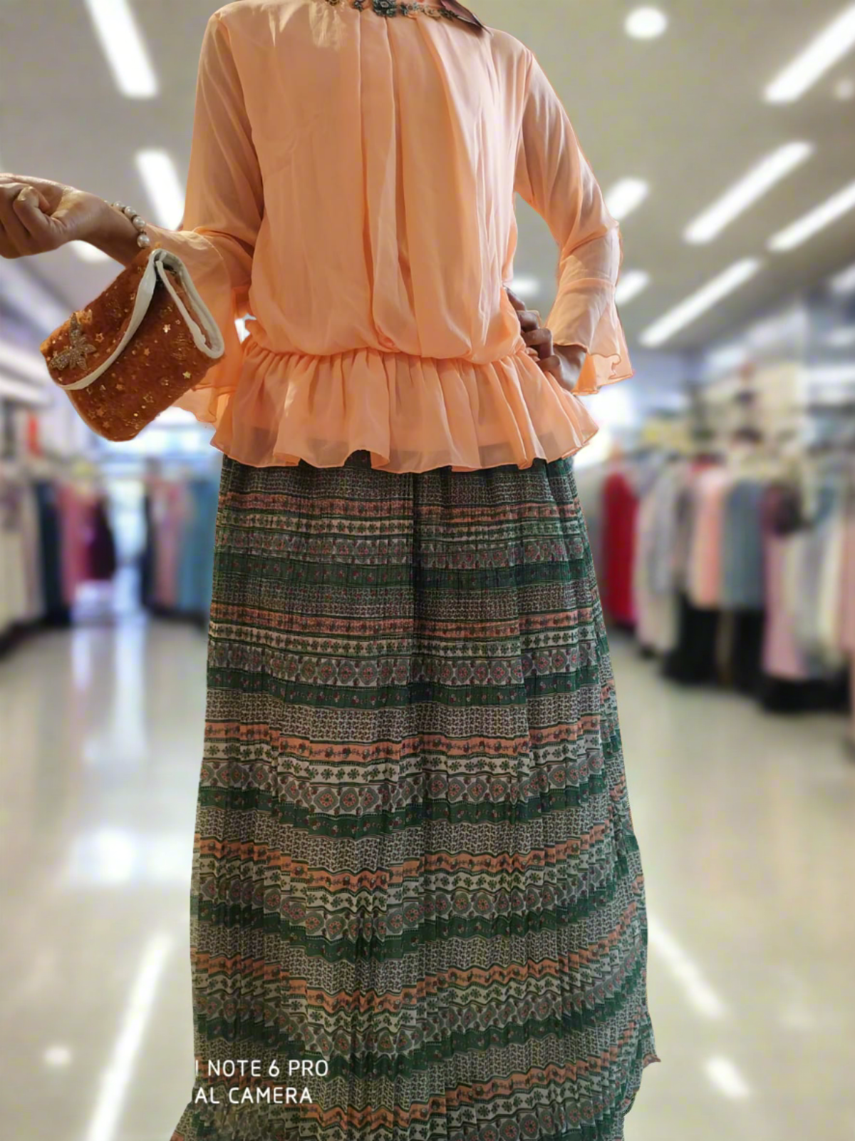 girls western long skirt-top model ( wtbx 20)