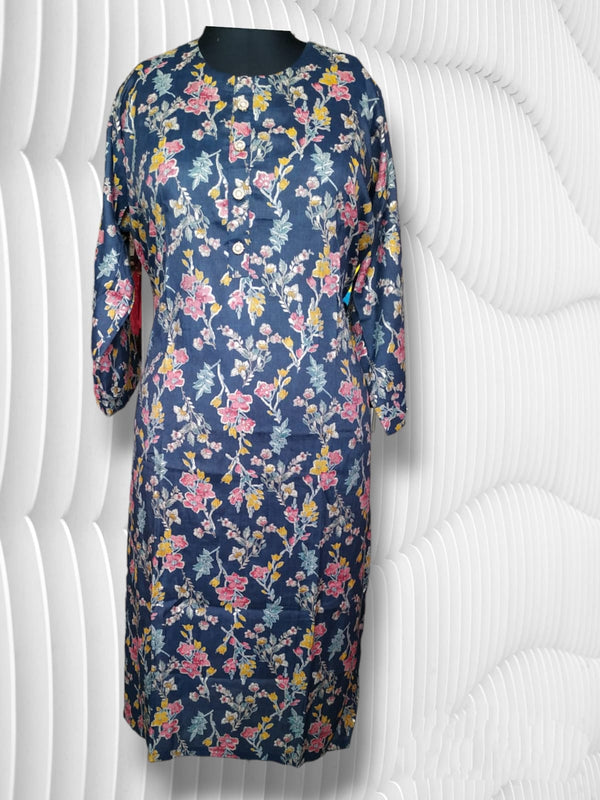 straight cut kurti , plus size ( Lst 14)