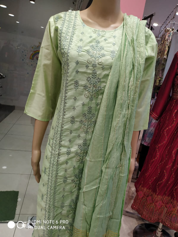 Women's kurti set with sharara and dupatta ( Lfst 43)