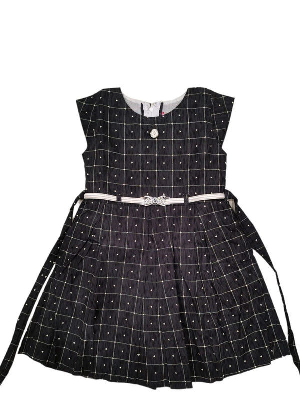 Girls Grey Casual Frock (Age 3-4Y)